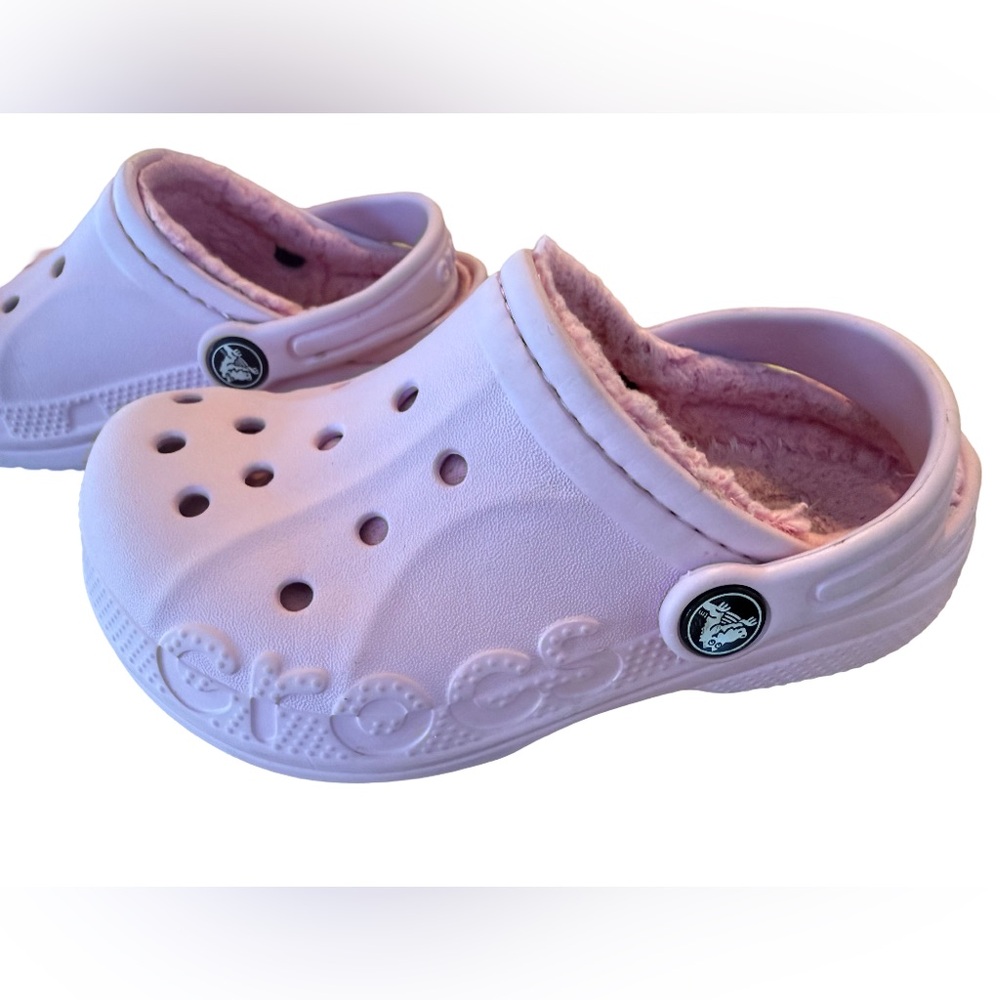 Crocs Kids' Pink Clogs. Size 11.